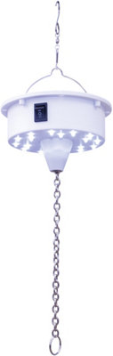 FXLab Battery Operated Ceiling/Hanging Mount Mirror Ball Motor with 18 Ultra Bright LEDS, Remote Control and Hanging Chains