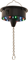 FXLab Battery Powered LED Mirror Ball Motor With Sound to Light Function