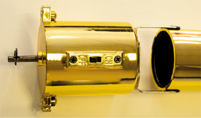 FXLab Gold Mirror Ball Wind Spinners Battery Powered Motor - 3