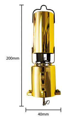 FXLab Gold Mirror Ball Wind Spinners Battery Powered Motor - 5