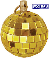FXLab Lightweight Gold Mirror Disco Ball 50mm