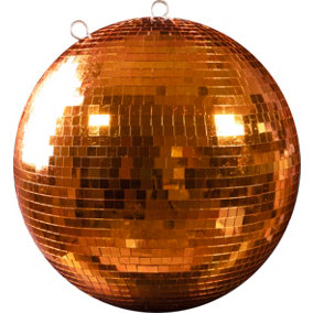 FXLab Lightweight Rose Gold Mirror Dance Disco Party DJ Ball (500mm 20")