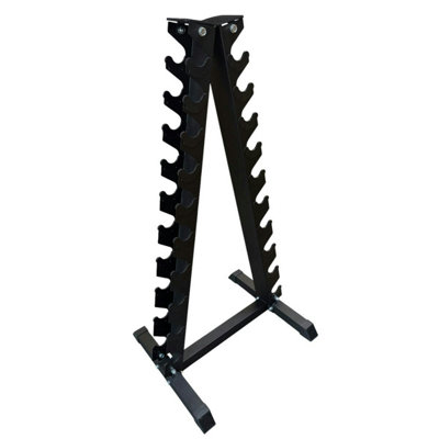 FXR Sports 10-Pair Hex Dumbbell Rack