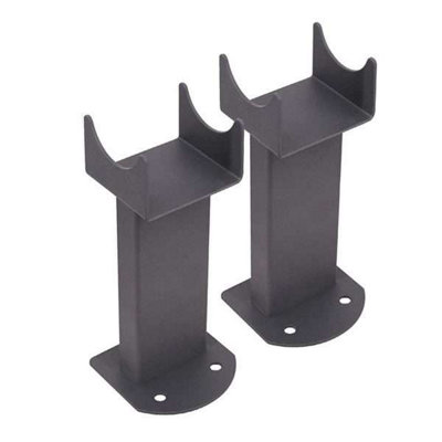 G-Rad Anthracite Floor Mounting Feet for Designer Oval Panel Radiator ...