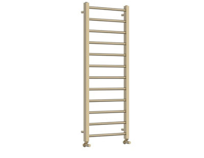 G-Rad Brushed Brass Towel Rail Radiator - 1200x500mm