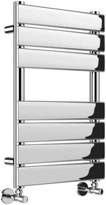 G-Rad Chrome Flat Panel Towel Rail Radiator - 650x400mm