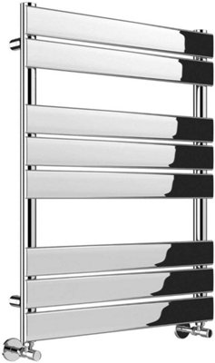 G-Rad Chrome Flat Panel Towel Rail Radiator - 800x600mm