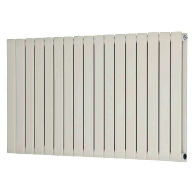 G-Rad Cream Double Flat Panel Designer Column Horizontal Radiator - (H ...