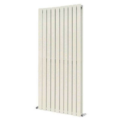 G-Rad Cream Double Flat Panel Designer Column Vertical Radiator - (H ...
