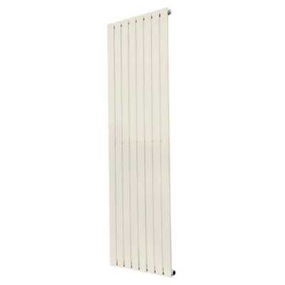 G-Rad Cream Single Flat Panel Designer Column Vertical Radiator - (H ...