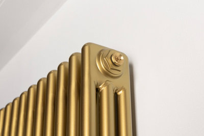 G-Rad Gold Triple Column Horizontal Cast Iron Radiator - (H) 600 x (W ...