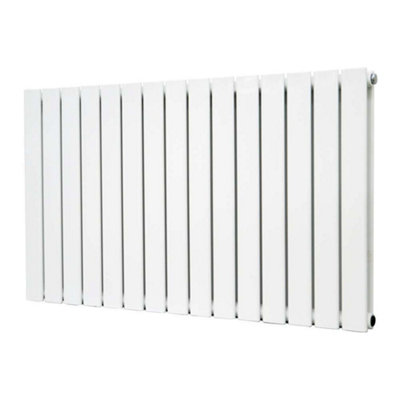 G-Rad White Double Flat Panel Designer Column Horizontal Radiator - (H) 600 x (W) 1020mm