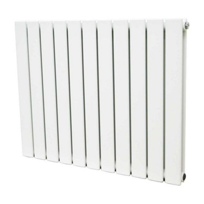 G-Rad White Double Flat Panel Designer Column Horizontal Radiator - (H) 600 x (W) 748mm