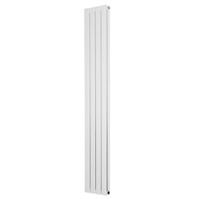 G-Rad White Double Flat Panel Designer Column Vertical Radiator - (H ...