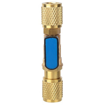 G1/4" Brass Refrigeration Ball Valve Adapter and Connector for Refrigerants