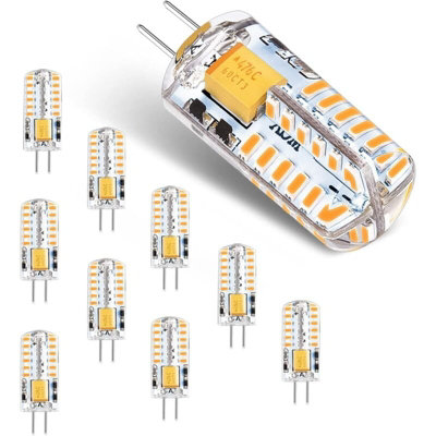 G4 LED bulbs 12V AC DC 3W warm white 3000K equivalent to 30W halogen 10 ...