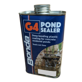 G4 Pond Waterproof Sealer Paint Black 1Kg Bonding Sealant Coating Plastic