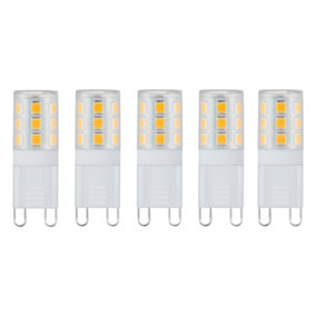 G9 3 Watts LED Capsule Bulb, Cool White Non-Dimmable, Pack of 5