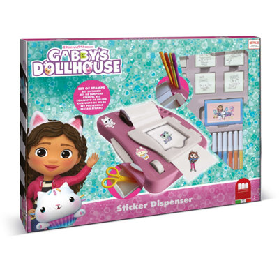 Gabbys Dollhouse Sticker Machine by Multiprint - Kids Craft ...
