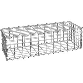 Gabion wall baskets - mesh size 5x10cm - grey