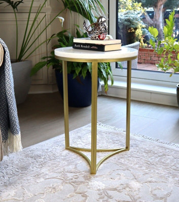 Gold accent deals bedside table