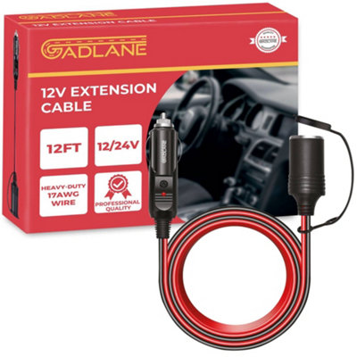 GADLANE 12V Extension Cable 3.6m