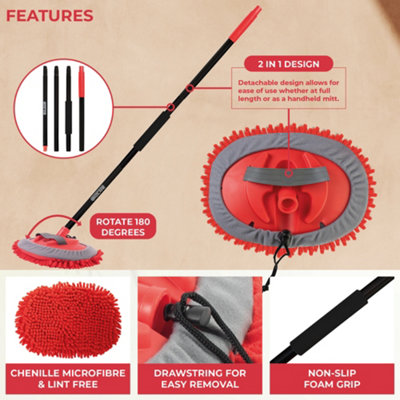 GADLANE  2in1 Car Wash Brush & Mitt - 3