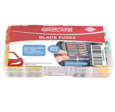 GADLANE Assorted Car Fuse 300 Pcs