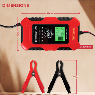 GADLANE Automatic Battery Charger 12V/24V 10Amp - 6