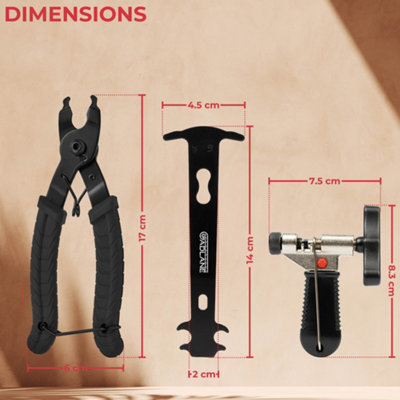 Bike chain shop repair tool