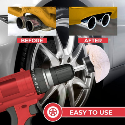 GADLANE Buffing Wheel Pads - 6Pcs - 4