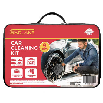 GADLANE Car Cleaning Kit - 9Pc - 4