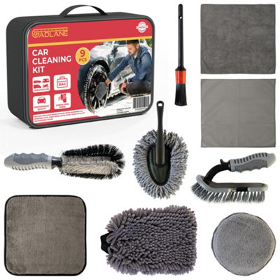 GADLANE Car Cleaning Kit - 9Pc - 9