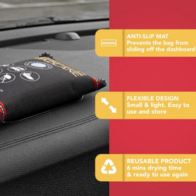 GADLANE Car Dehumidifier 1Kg +Anti-Slip Mat (2 Pack) - 3