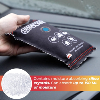 GADLANE Car Dehumidifier 350G +Anti-Slip Mat (2 Pack) - 7