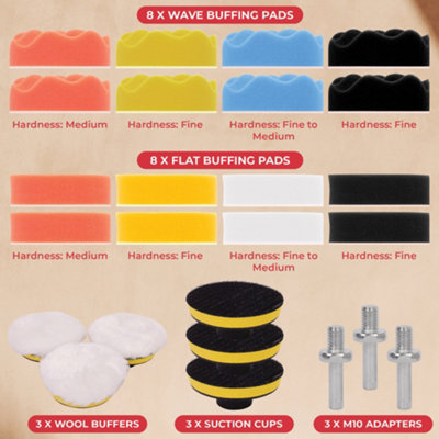 GADLANE Car Polishing Pads - 25PCS - 4