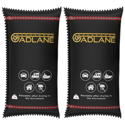 GADLANE Car Reusable Dehumidifier 1Kg (Pack Of 2) - 3
