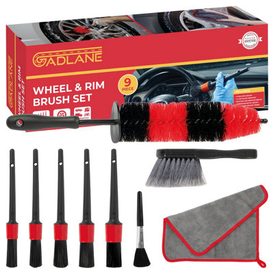 GADLANE Car Wheel & Rim Brush Set - 3