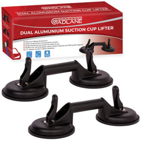 GADLANE Dual Aluminum Suction Cup Lifter (Pack Of 2)