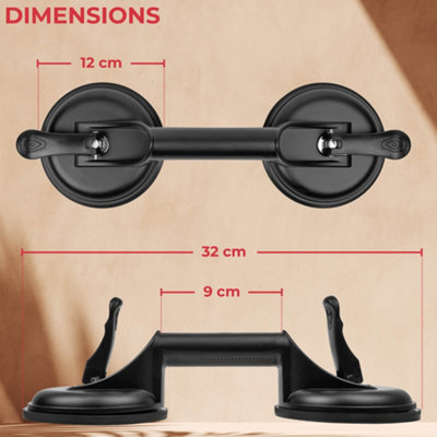 GADLANE Dual Aluminum Suction Cup Lifter (Pack Of 2) - 4