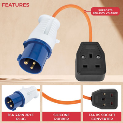 GADLANE Fly Lead Converter 16-13Amp - 4
