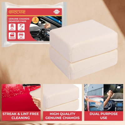 GADLANE Genuine Chamois Demist Pads (2 Pack) - 5