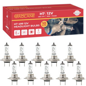 GADLANE H7 Car Bulbs - Pack Of 10
