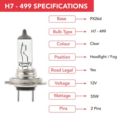 H7 deals car bulb