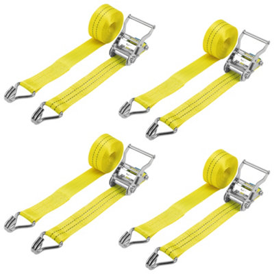 GADLANE Heavy Duty Ratchet Straps 2000Kg 6M - 4 Pack