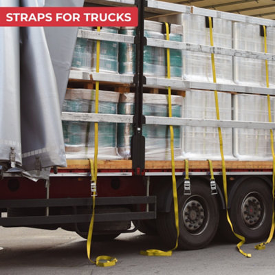 GADLANE Heavy Duty Ratchet Straps 2000Kg 6M - 4 Pack