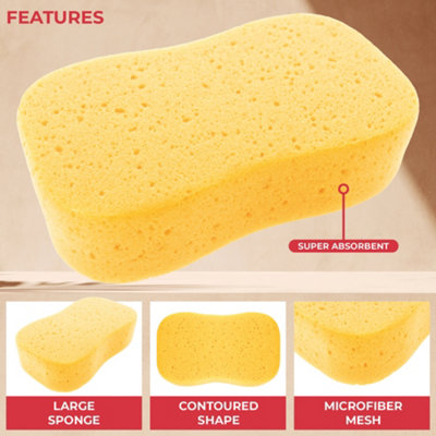 GADLANE Jumbo Car Wash Sponge - Pack Of 3 - 4