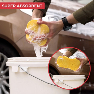 GADLANE Jumbo Car Wash Sponge - Pack Of 3 - 6