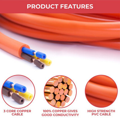 GADLANE Mains Extension Lead 10M - 1