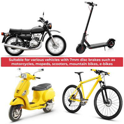 Motorbike lock best sale with alarm